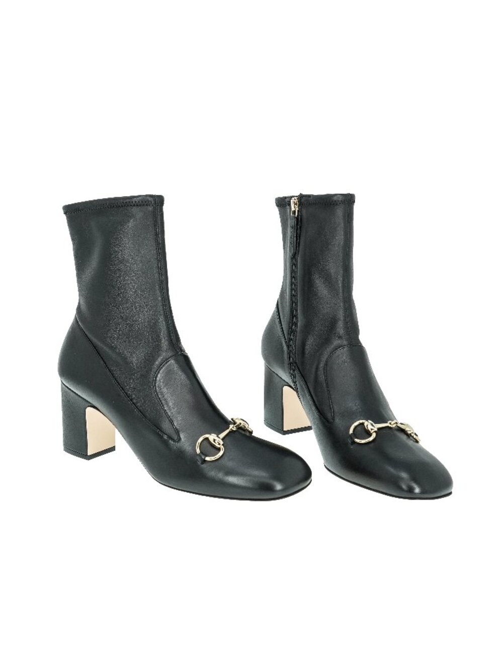 Gucci Horsebit Leather Ankle Boots
